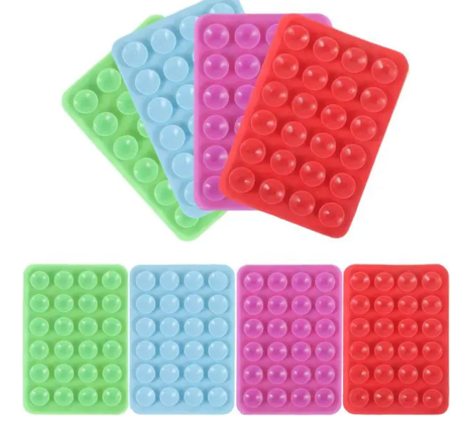 Double Side Silicone Suction Pad Phone Stand Multifunctional Fixture Suction Cup Detachable Hands-free Phone Holder